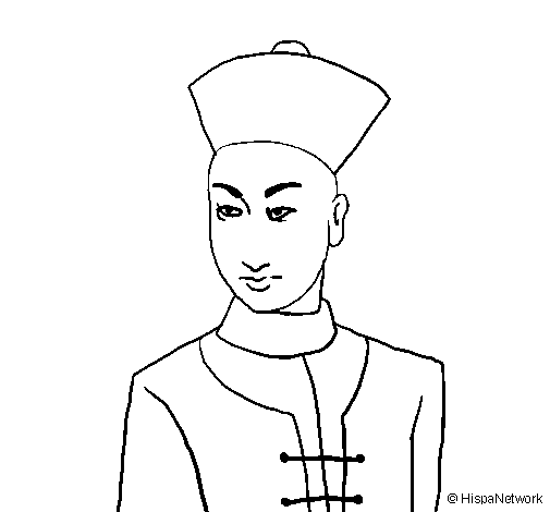Dibujo de Joven emperador para Colorear