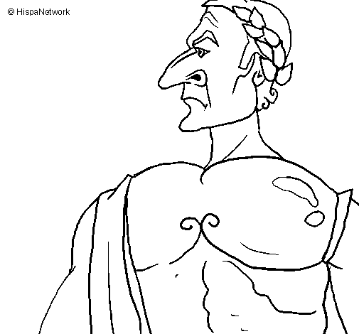 Dibujo de Julio César para Colorear