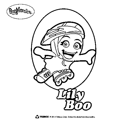 Dibujo de LilyBoo para Colorear