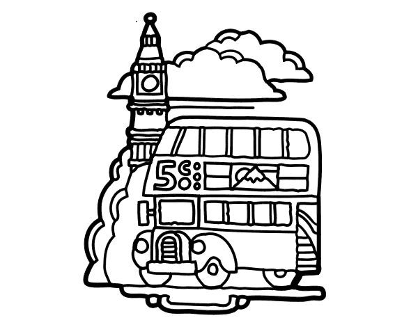 Dibujo de Londres para Colorear - Dibujos.net