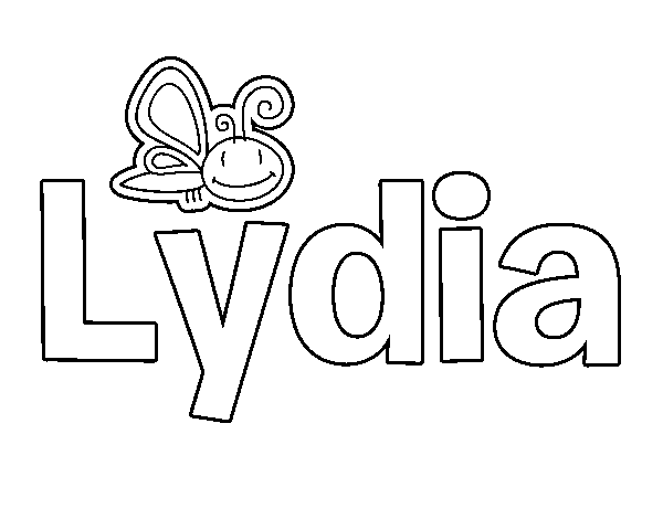 Dibujo de Lydia para Colorear