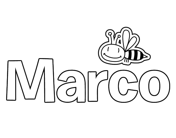 Dibujo De Marco Para Colorear Dibujos Net