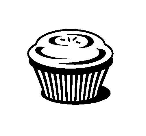 Dibujo de Muffin para Colorear