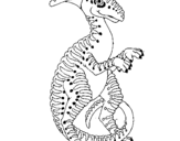 Dibujo de Parasaurolofus para colorear
