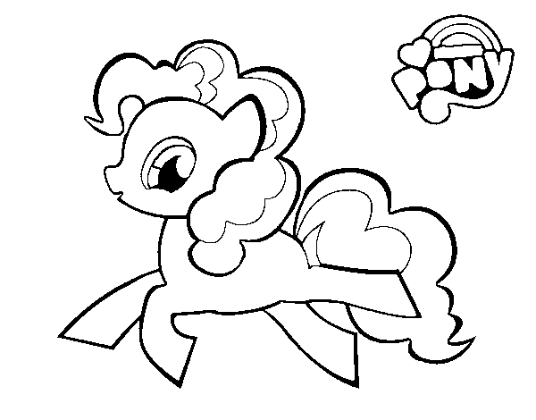 Dibujo de Pinkie Pie para Colorear