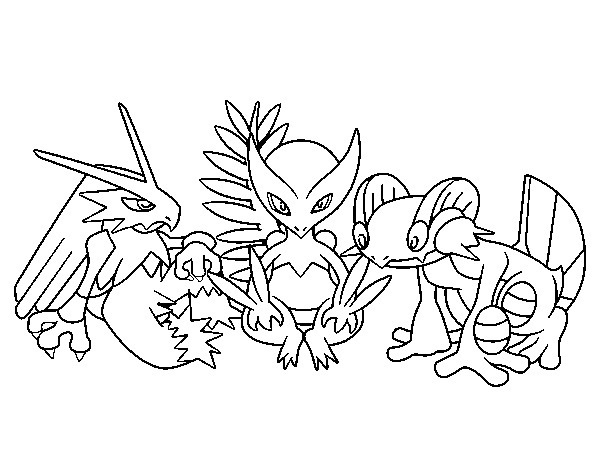Dibujo de Pokémons para Colorear