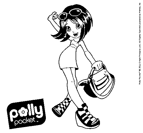 Dibujo de Polly Pocket 12 para Colorear