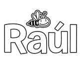 Dibujo de Raúl para colorear