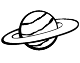 Dibujo de Saturno II