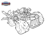 Dibujo de Spitfire con Hot Streak para colorear