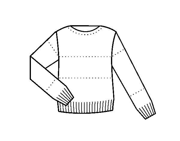 Dibujo de Suéter para Colorear