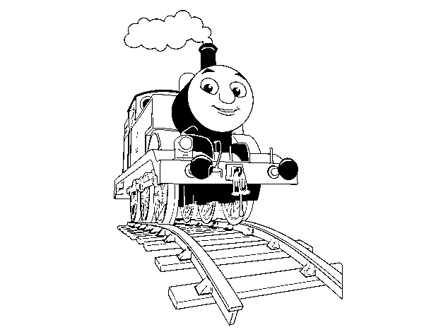 Dibujo de Thomas en marcha para Colorear