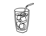 Dibujo de Un vaso de refresco