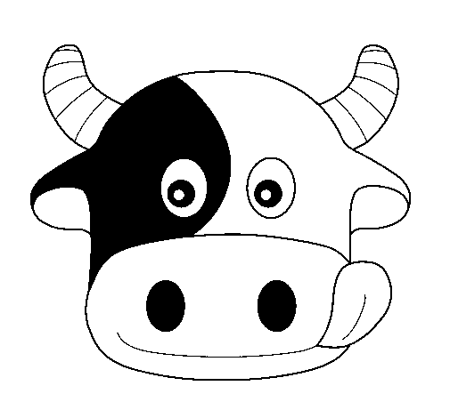 Dibujo de Vaca 6 para Colorear