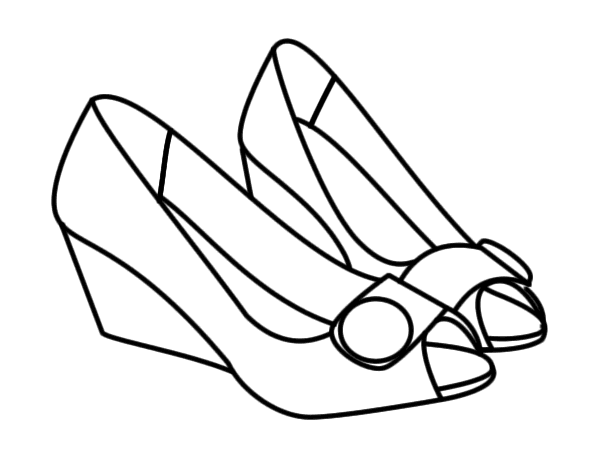 Dibujo zapato mujer - Imagui