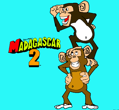 Madagascar 2 Manson y Phil