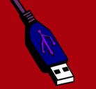 Dibujo USB pintado por teo