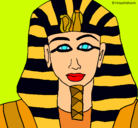 Dibujo Tutankamon pintado por JESUS