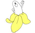 Dibujo Banana pintado por alexa