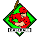Dibujo Logo de béisbol pintado por yonatan