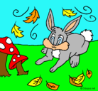 Dibujo Conejo pintado por conejito