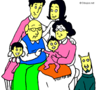 Dibujo Familia pintado por jdinbvgjuio