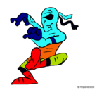 Dibujo Momia bailando pintado por alvaromuoz