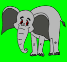 Dibujo Elefante feliz pintado por Kevinsin