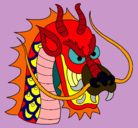 Dibujo Cabeza de dragón pintado por MANCHITALOREA