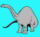 Dibujo Braquiosaurio II pintado por thomas