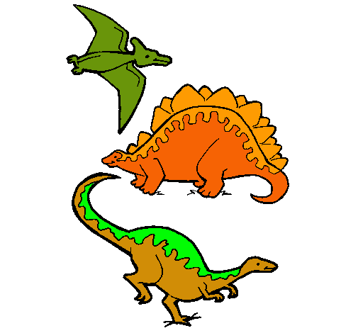 Tres clases de dinosaurios