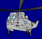Dibujo Helicóptero al rescate pintado por Kristofer
