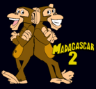 Dibujo Madagascar 2 Manson y Phil 2 pintado por JOSEANGEL