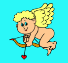 Dibujo Cupido pintado por BOLILANDIA