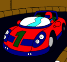 Dibujo Coche de carreras pintado por 1davidfredes