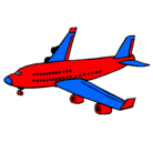 Dibujo Avión de pasajeros pintado por janda117