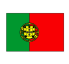 Dibujo Portugal pintado por banderadecristianorona
