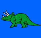 Dibujo Triceratops pintado por peodemamarracho