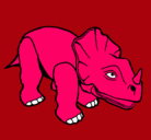 Dibujo Triceratops II pintado por raul3