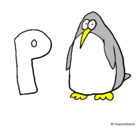 Dibujo Pingüino pintado por grgufrgfyugrygfyeyfyujfhr