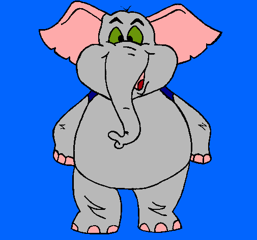 Elefante contento