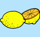 Dibujo limón pintado por jaumec