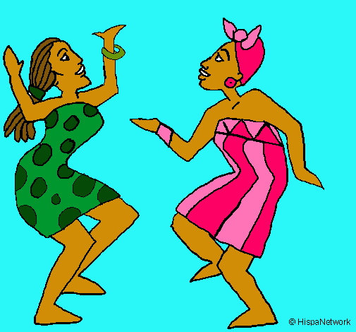 Mujeres bailando