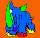 Dibujo Rinoceronte II pintado por diegoldfkolppoossbbkklllk