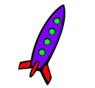 Dibujo Cohete II pintado por Guillem