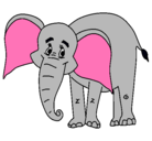 Dibujo Elefante feliz pintado por URIELGUZMAN