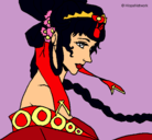 Dibujo Princesa china pintado por Nathaly