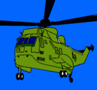 Dibujo Helicóptero al rescate pintado por felipe