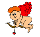 Dibujo Cupido pintado por cesialopez