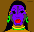 Dibujo Mujer maya pintado por usxytscmjr7yd3troir3sjsam